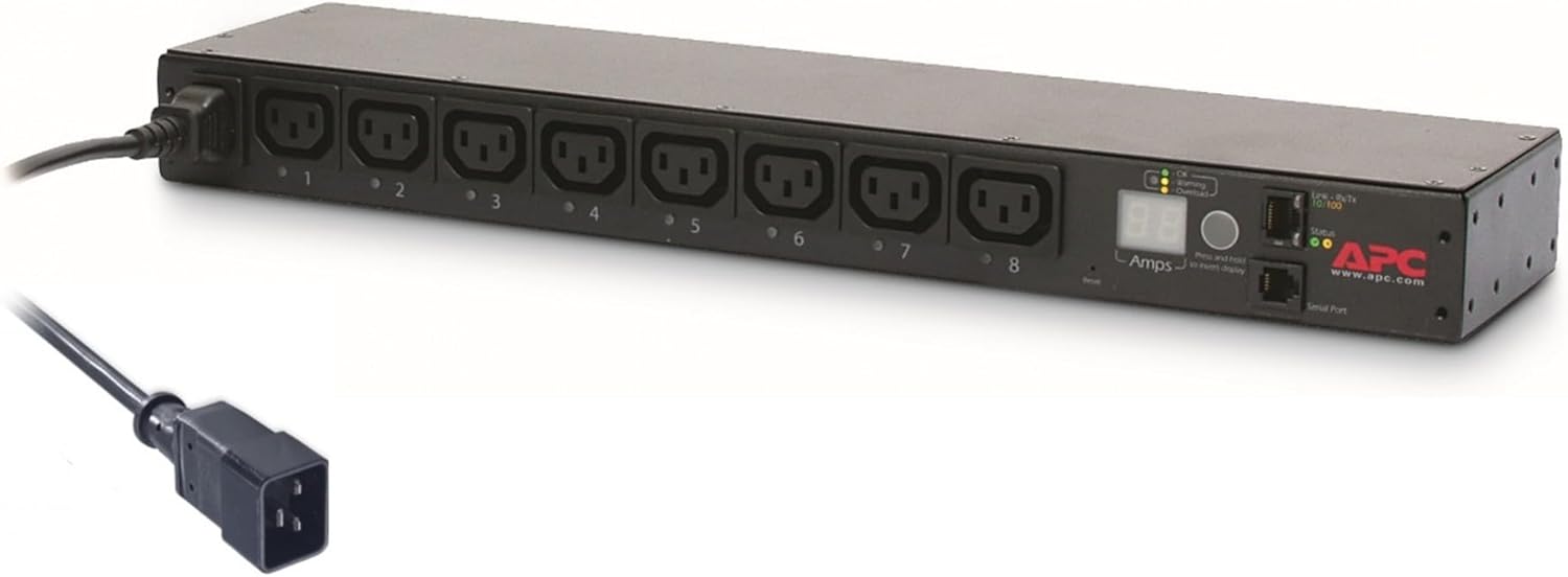 APC 1U 16A 208/230V (8) C13 Switched Rack Power Distribution Units APC 1U 16A 208/230V (8) C13 Switched Rack Power Distribution Units